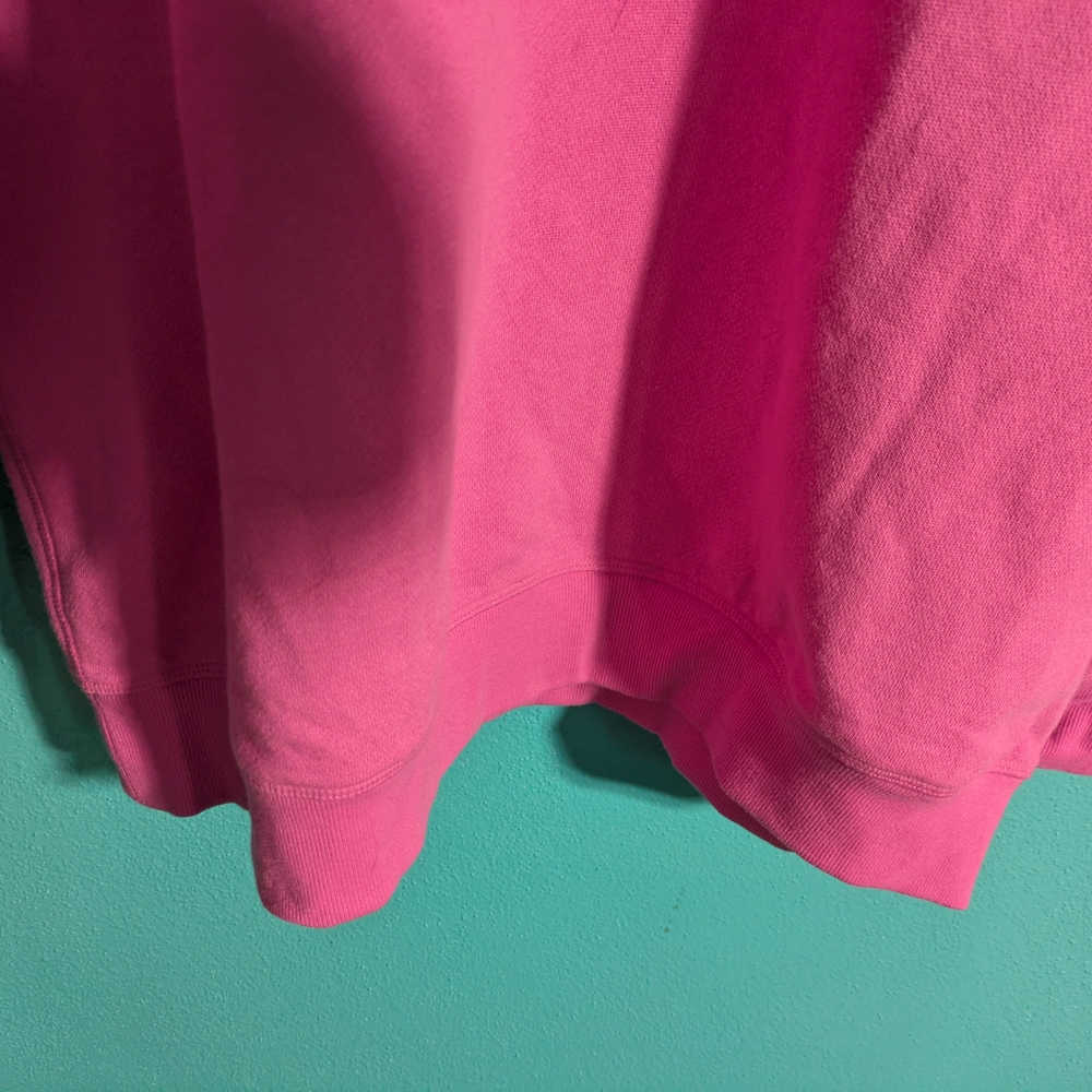 PINK Victoria's Secret Fleece Crewneck Sweatshirt - Bright Pink - Picture 5 of 8
